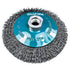 Makita 1 Piece 4.5" Crimped Wire Wheel Brush, Light-Duty Conditioning for Metal, 4-1/2" x 5/8-Inch