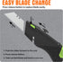 XW Utility Knife Set, Retractable Box Cutter and Folding Utility Knife, Total 20 Blades Included, 4-Pack