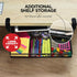 Under Desk Drawer Organizer Clamp-On, Mesh Metal Attachment, 1 Drawer Slide Out for Office Supplies & Home Essentials