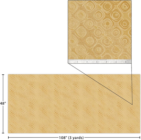 Golden Textile Creative Class Fabric for Bulletin Boards, Pillows, Curtains, and Crafts in Classroom