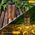 Toodour Solar Lantern Outdoor, Hanging Solar Outdoor Lights Garden Decor, Waterproof Hollow Out Retro Metal Moon