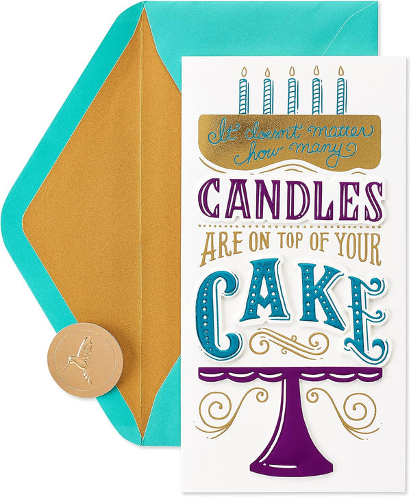 Papyrus Birthday Card, Lighting Up The World