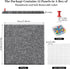 Large Office Cork Board Alternative, 47"x35", 12 Pack Felt Wall Tiles Self-Adhesive Safe Removable No Damage for Wall.