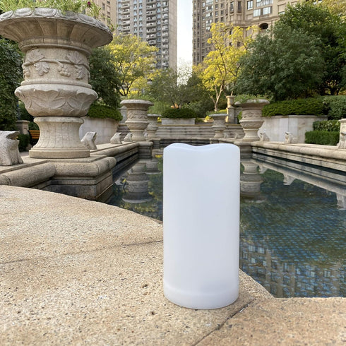 1 Pack Set 3 6 Outdoor Flameless Pillar Candle with Remote and Timer Waterproof Battery Operated Electric LED Candle