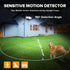 49W 5000K IP65 3 UME LED Security Lights Motion Sensor Light Outdoor, Daylight, Waterproof, Dusk to Dawn, Head Motion