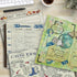 Wanderings Passport Size Travelers Notebook Inserts | 3.5" x 5" | 80gsm Paper | 3 Hand-Stitched Booklets