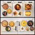 MUALIK 6 2 3 Setting Warming Mat for Food, Roll-UP Fast Heating Silicone with Level Temperature, Zone and Pad Parallel