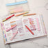 Mr. Pen Aesthetic Highlighters and Pens, 12 Pack, No Bleed Shades of Pink, Black Ink Bible Highlighters, Highlighter