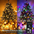 33FT 100 Dimmable BrizLabs Smart Christmas Lights, LED Color Changing String Lights APP/Voice Control, Warm White