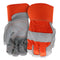 Boss Men's Guard Heavy Duty Work Gloves, Double Leather Cowhide Palm, Abrasion Resistant, X-Large (B71031-XL)