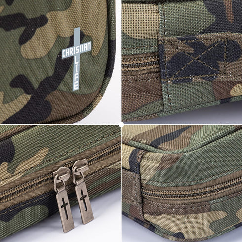Montana West Bible Covers - Leather Bookmark Carrying Case for Women Men, Protective Church Bag with Zippered Pocket