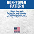 10 Pack of White Non Scratch Non-Woven Pads for Cleaning/Polishing and Multi Purpose Use in Your Home Workshop or Garage