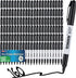 Dry Erase Markers Black,160 Bulk Pack Fine Tip,Low Odor Quick-Drying Whiteboard Markers
