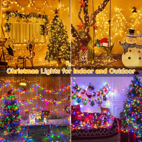 131FT 400 11 Ollny Christmas Lights, LED Color Changing Christmas Tree Lights with Modes Remote Control Waterproof