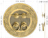 Hardware Philosophy Tibetan Brass Cabinet Face Plate Set, 5.5 Inches - Architectural, Interior Design Hardware