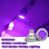 ALIDE 6 Pack Purple MR16 GU5.3 LED Bulbs, 5W, 20W 35W 50W Halogen Equivalent, 12V Low Voltage for Halloween