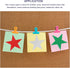 MECCANIXITY 100 Pack Glitters Star Cutouts Paper, Five Star Confetti for Birthday Party Classroom Wedding Wall