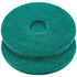 Teenyyou 2 Pcs 12" Green Scrubbing Pads Commercial Cleaning Orbiter Pads-Maintenance Non