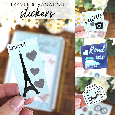 Planner Stickers - Set of Over 1,000 Colorful Stickers, 20 Sheets for Busy Bee Planners