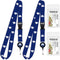 Cruise On Lanyard for Ship Cards – 2-Pack Retractable Badge & Waterproof Key Card Holder (Navy Blue)