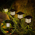 GIGALUMI Solar Outdoor Lights, 8 Pack LED Waterproof Solar Lights, Maintain 10 Hours of Lighting for Garden, Landscape,