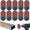 Lainballow 50 Pcs 3 inch Sanding Discs, 80 Grit Grinding Pads, R-Type Roll