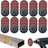 Lainballow 50 Pcs 3 inch Sanding Discs, 80 Grit Grinding Pads, R-Type Roll
