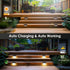 Pathway(16pack SOLPEX Solar Deck Lights, Solar Step Lights for Outside Waterproof Led Stair Light for Outdoor Fence