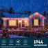 600 Outdoor,197 8 Joiedomi LED Christmas Lights FT Multicolor Christmas Tree Lights with Modes Timer, PVC Clear Wire