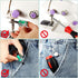 Sewing Machine Screwdriver Mini Short Tool Kit, Includes Slotted/Flat Head and Cross Head Screwdrivers