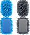 Outus 2 Pieces Microfiber Shag Whiteboard Eraser - Washable Board Eraser for Chalk, Markers, School, Home and Office