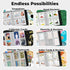 Dunwell Photo Sleeves for 3-Ring Binder, 3.5x5, 25 Pack for 200 Pictures, Acid-Free Poly Plastic Refill Pages