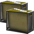 EASEPRES 2 Pack Desk Hanging File Organizer, Mesh Metal Letter-Size Desktop File Holder Box for Filing Folder Storage