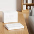 JiaWei File Folder with Pockets, White Accordion Filing Folder with 7 Pockets, A4 Letter Size Organizer with Labels
