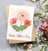 TRIDECOR 5"7" 350gsm Mothers Day Card from Daughter, Son, Kids Folded Greeting Card with Envelope & Sticker Sweet