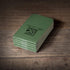 Rite in the Rain Weatherproof On The Go Wallet Notebook, 2" x 3.375", 6 Pack, Green Cover, Blank Pages (No. OTG971L)