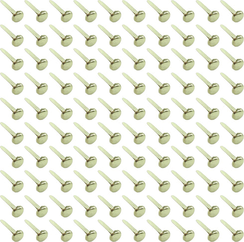 Clipco Medium Paper Fasteners, 3/4-Inch Brass Plated, 100-Pack