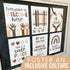 Hadley Designs Diversity Posters for Classroom – 6 Inclusive Everyone Is Welcome Decor, Neutral Multicultural Kindness