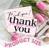 RYIGYWE 50PCS 2" 3.5" A14 Customer Thank You Cards Thank You for Supporting My Small Business x Small Customer