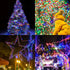 328 1000 8 WATERGLIDE Extra Long FT Fairy String Lights, LED Outdoor Green Wire Christmas Lights, Plug in Mini Light