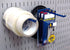 Wall Control 9-Inch Reach Extended Slotted Hook Pair - Blue (10-ER-004 BU)