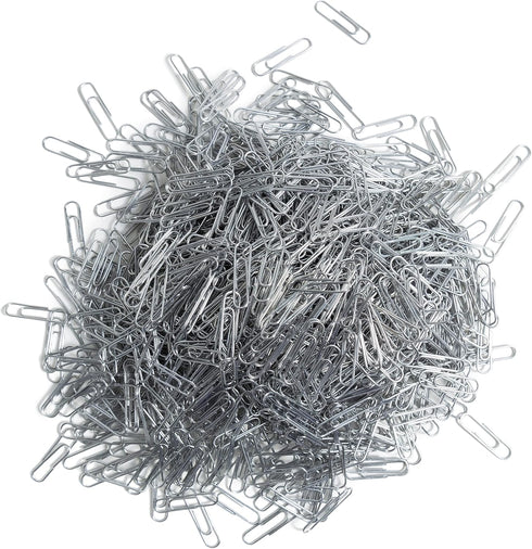 U Brands Paper Clips, Medium, Silver, 1000 Count