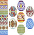 Thermo Heat Shrink Sleeve Decoration Easter Egg Wraps Pysanka Pysanky (Ornaments)