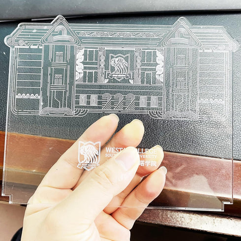 Clear Cast Acrylic Sheet for LED Light Base (Pack of 12) - 5.9" x 5.1" x 4mm Square Blanks for DIY Laser Cutting