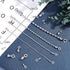 NBEADS 70 Pcs Ball Chain Pull Loop Connectors - Fit for 2.4mm/3mm/4.5mm/6mm Stainless Steel