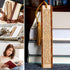 Handmade Engraved Wooden Bookmark with Tassel - Personalization Available - Made in The USA