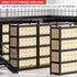 PLMFJQK Warehouse27.5 H*19.69" W*13.78" Work Bench with Pegboard,Heavy Duty Workbench Adjustable Shelves,Tool Cart,Work