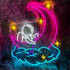 Astronaut Neon Sign for Kids Room 15.7513.6, LED Space Neon Light with