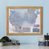 Maps International Scratch Off USA Map – Skiing Print, 17 x 22 Inches