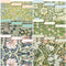 GreenPine 18 Pack William Morris Floral File Folders, Decorative Letter Size (9.5 x 11.5"), 1/3 Cut Tab